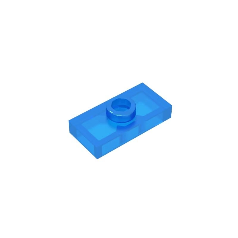 Gobricks GDS-803 Plate Special 1 x 2 with 1 Stud Without Groove (Jumper) - 3794 15573