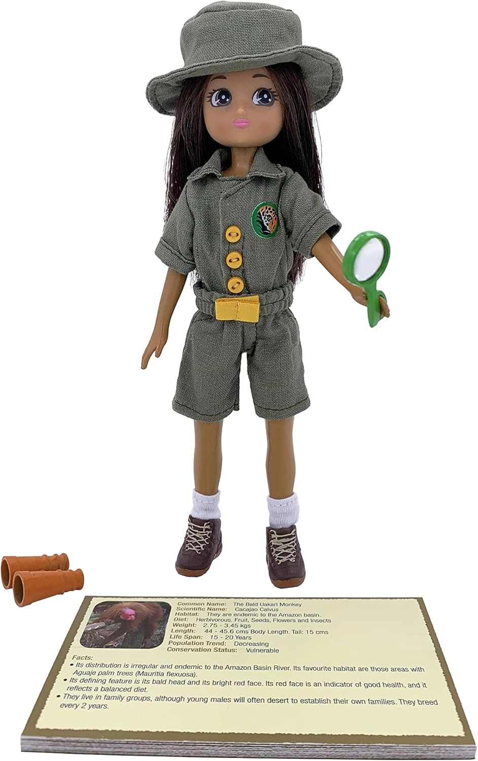 Rainforest Guardian Doll - 7.5-inch Vinyl Ages 3+