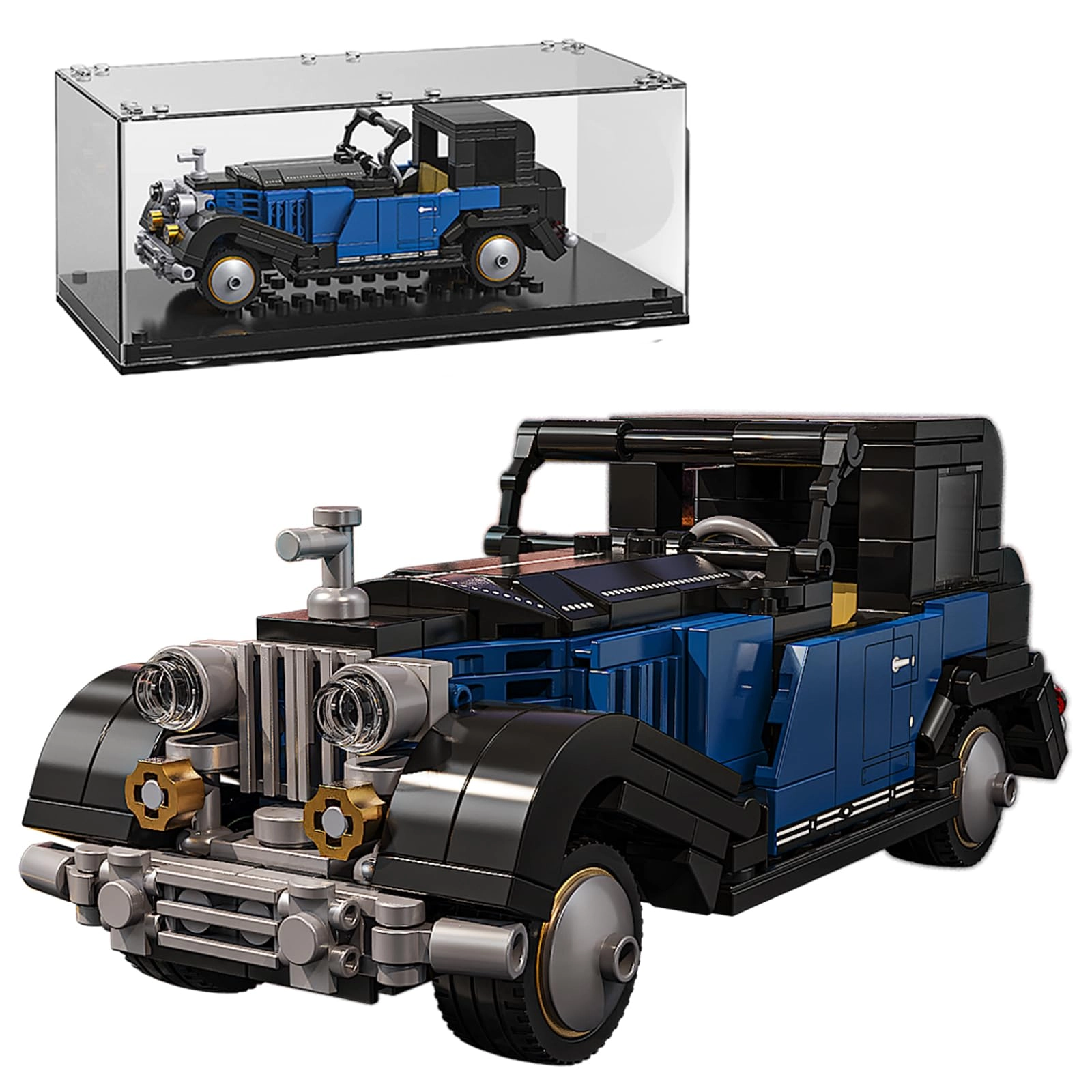 PHOEWON Vintage Car Clamping Building Blocks Kit - vintage model car 309 pcs