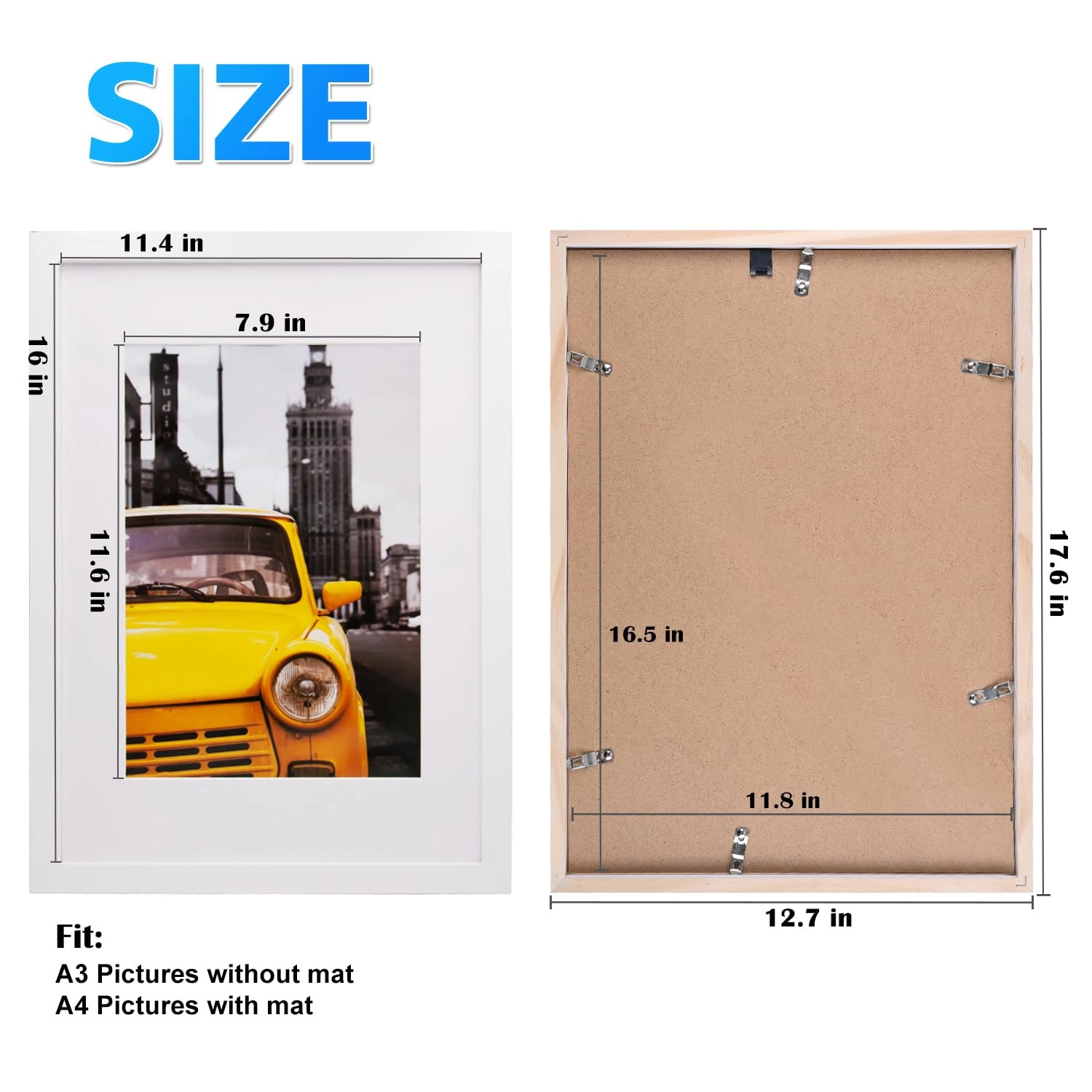 Solid Wood Frames - 29.7 X 42 cm