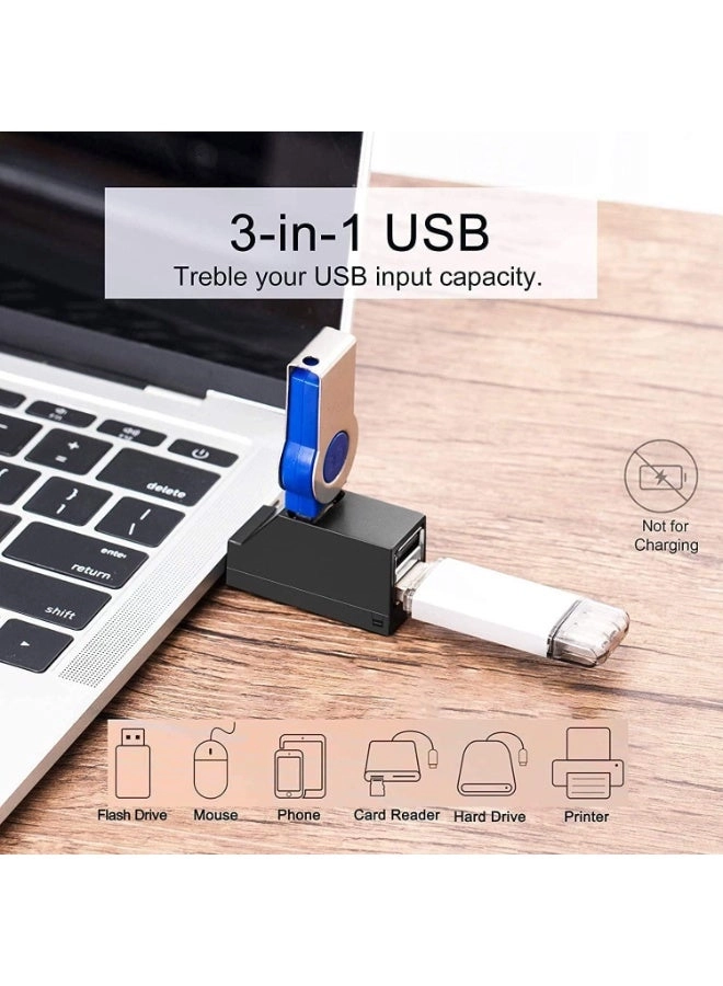 3-Port USB 3.0 Hub - 1 Pack USB3.0+USB2.0*2
