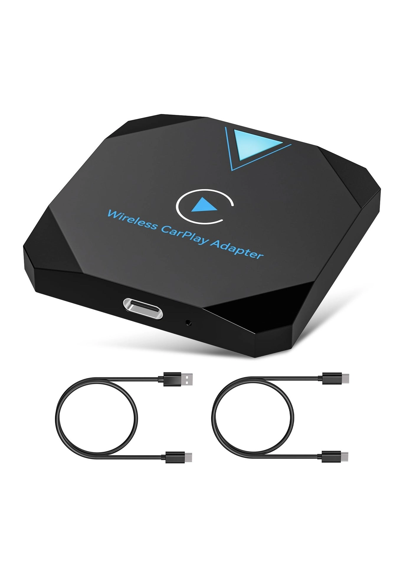 Captaintech Wireless CarPlay Adapter - Bluetooth WiFi iPhone iOS 10+ 2015+ Cars