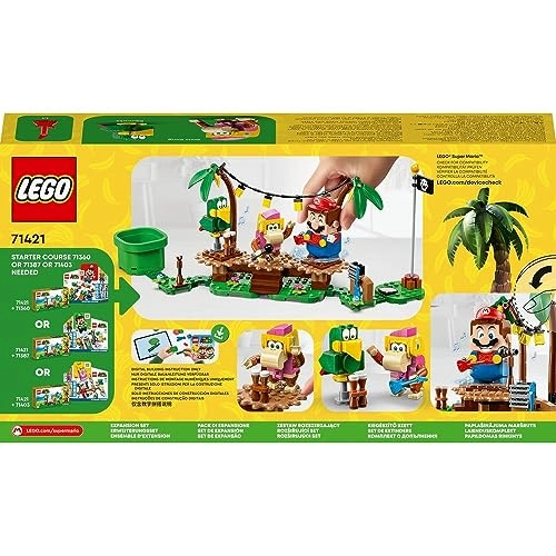 Super Mario Picnic at Mario's House Expansion Set (71422) - Yellow Yoshi figure compatible with 71360 71387 71403