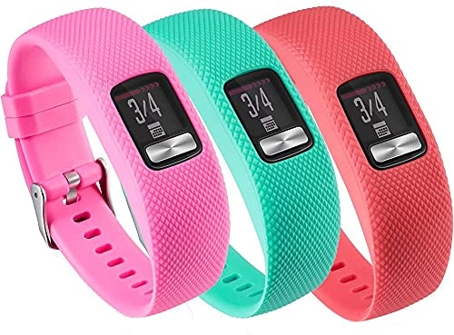 Silicone Replacement Watch Band for Garmin Vivofit 4