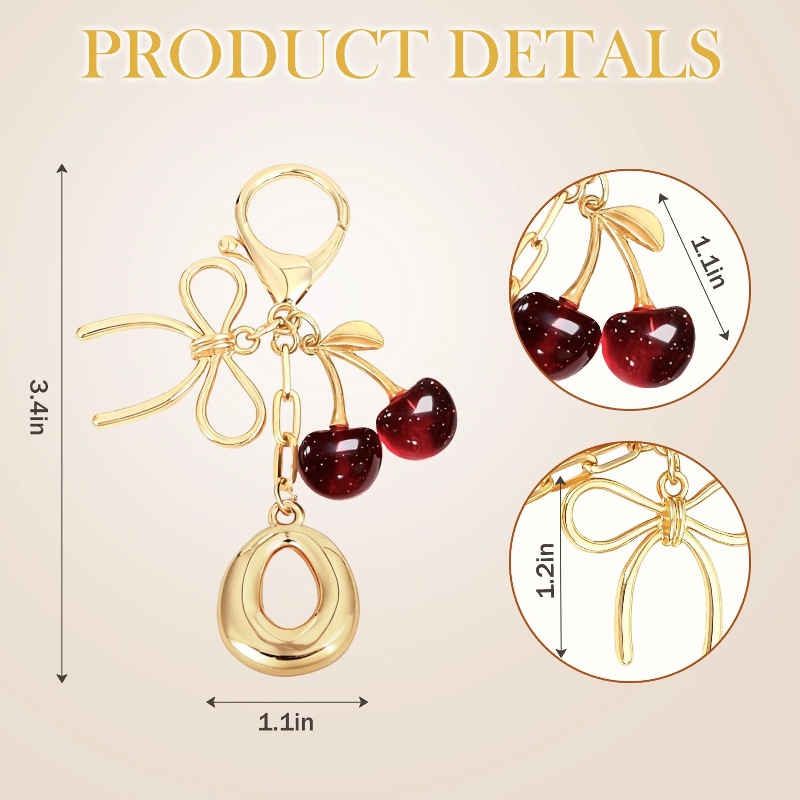 Initial P Keychain - Letter