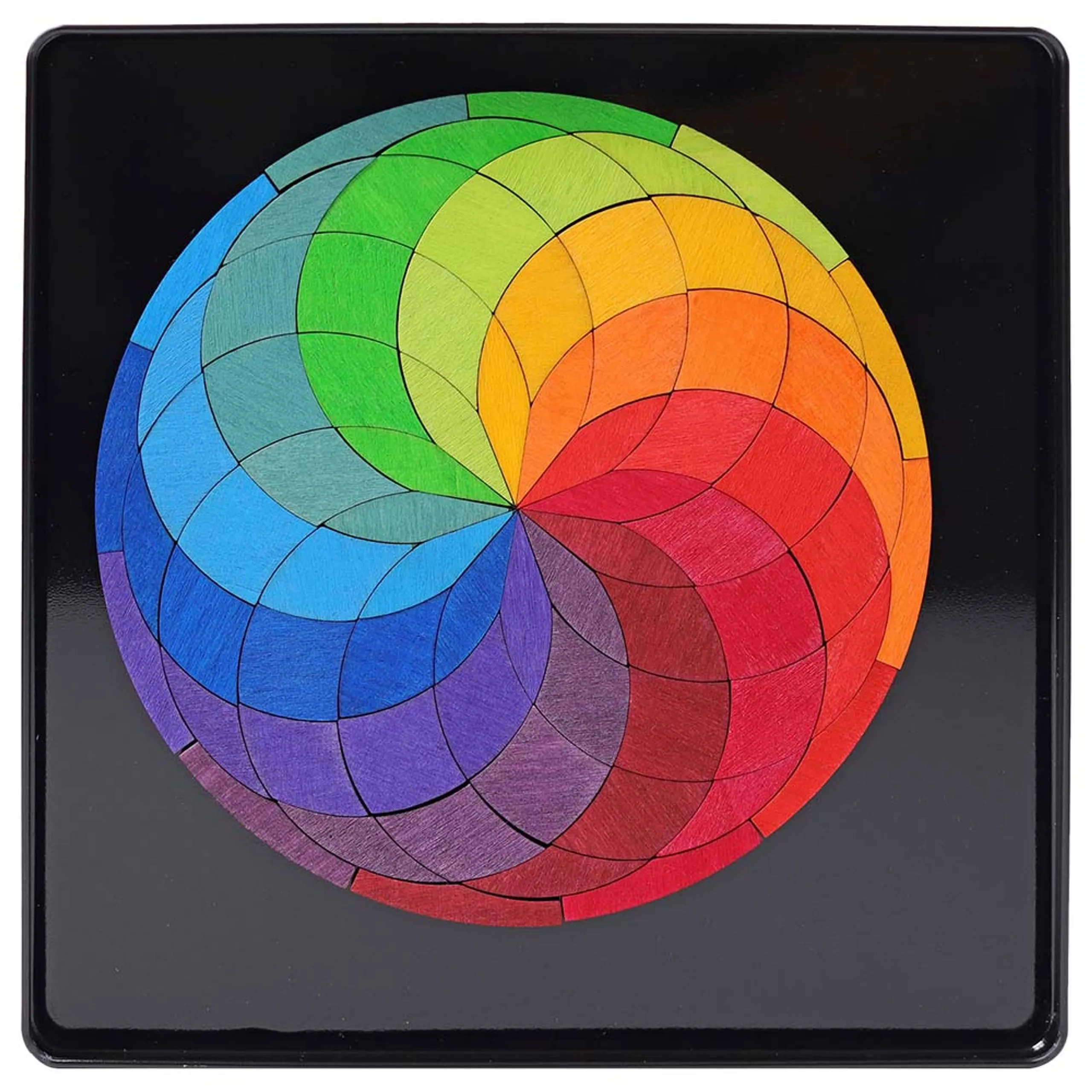 GRIMM’S Color Spiral Wooden Puzzle (TBOX-91020) - 72 pcs