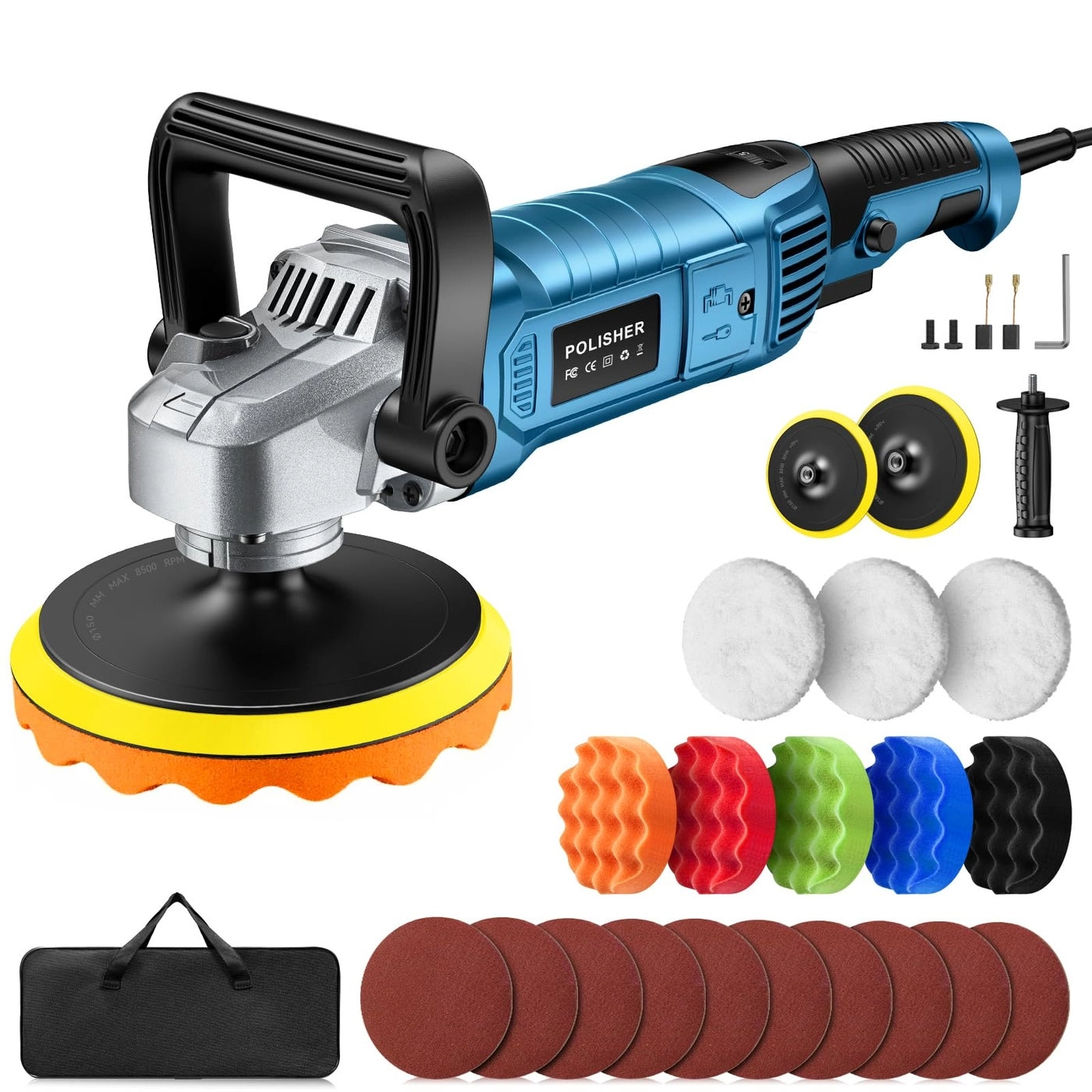 Orgpek Buffer Polisher Kit - 1600W