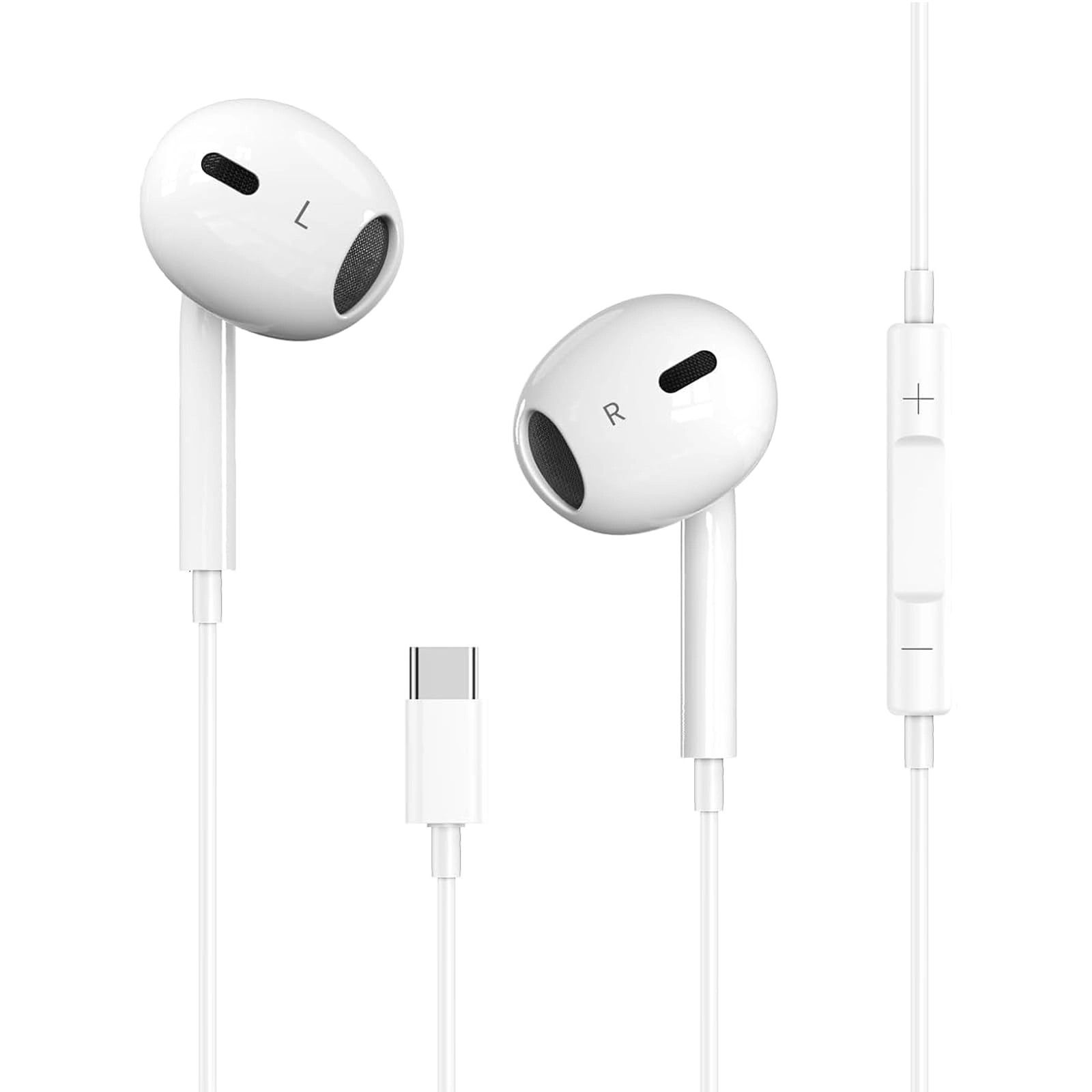 Docutca USB C Headphones Wired Earbud