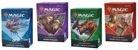 Magic The Challenger Deck 2021 - Azorius Control - 75card + Challenger Deck 2021 - Dimir Rogues + Challenger Deck 2021 - Mono Green Stompy + Challenger Deck 2021 - Mono Red Aggro