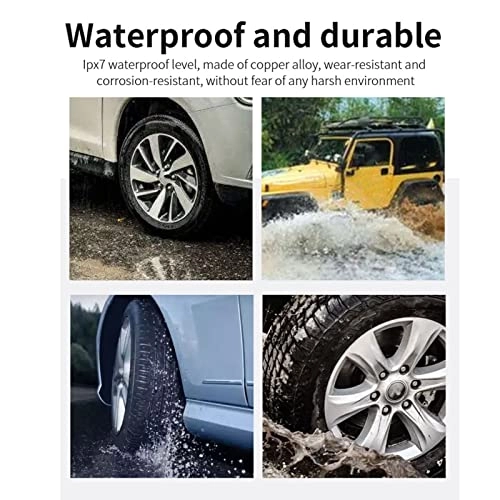 Tire Pressure Monitoring System - 6 Sensors Wireless Solar Powered