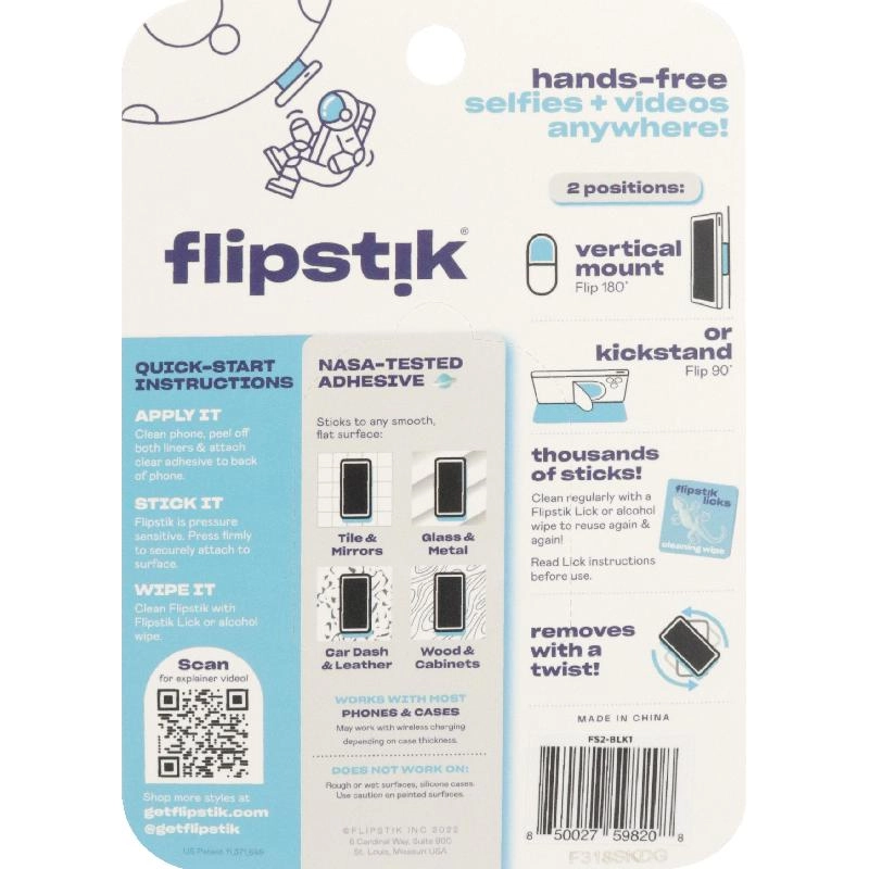 Adhesive Dock + Kickstand - Smartphone Stand For Most Devices