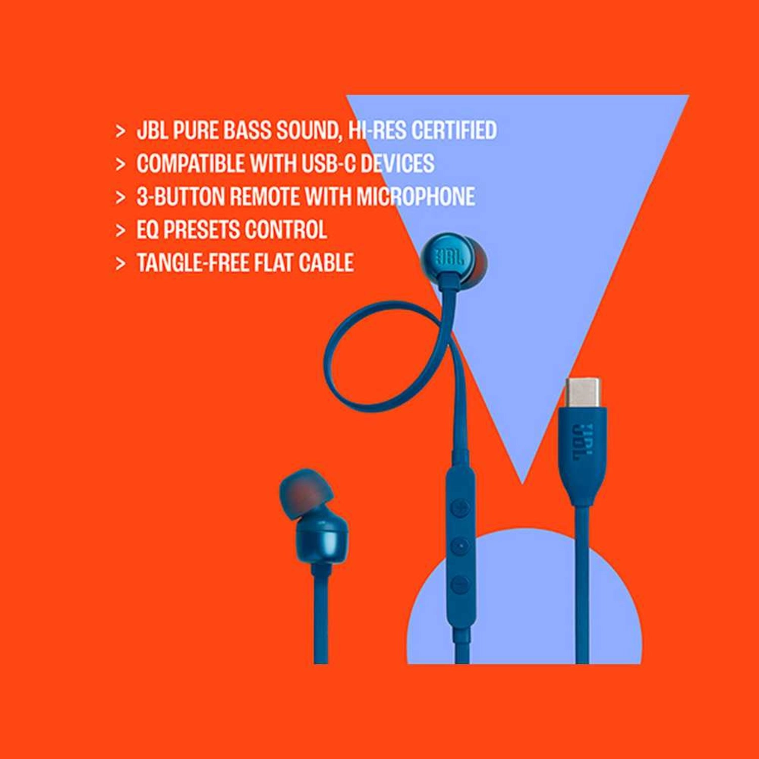 TUNE 310C Wired Headphone