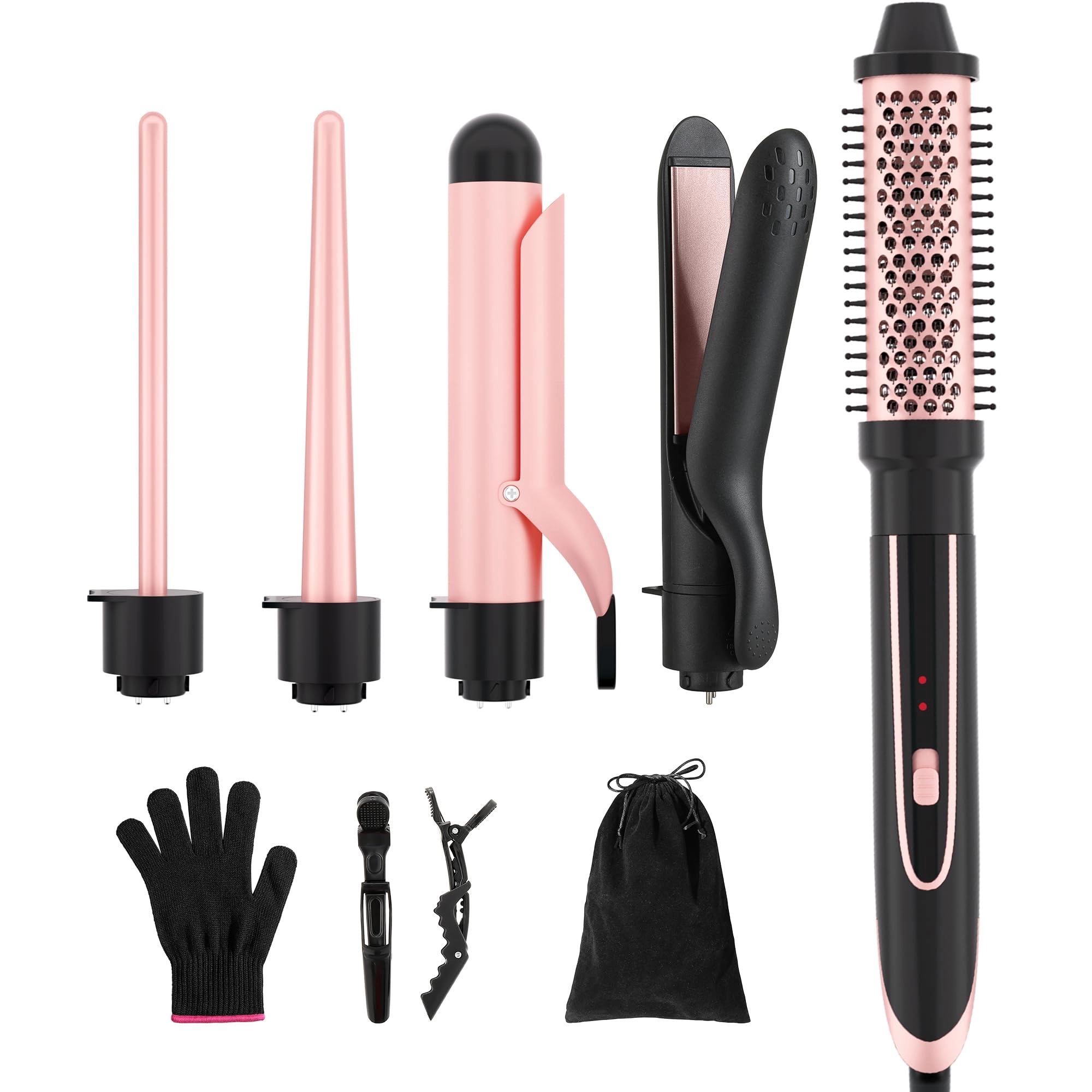 5-in-1 Curling Iron - 1.49inch 0.35"-1.25"