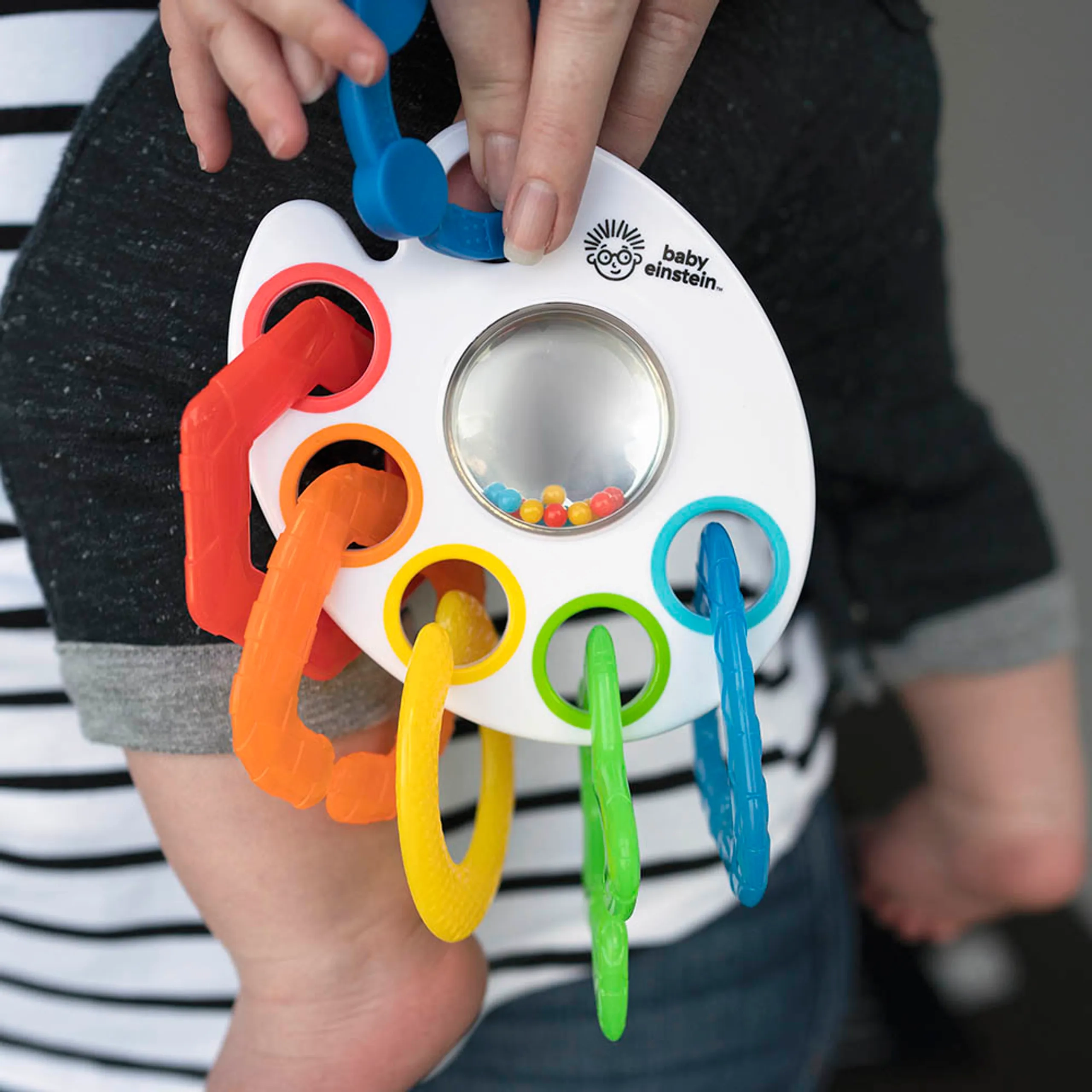 Color Learning Links Ring Toy - Suitable for 0 to 12 mo