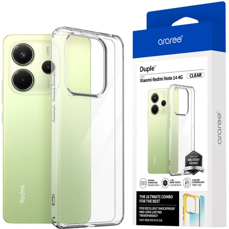 araree Duple Back Cover for Xiaomi Redmi Note 14 4G