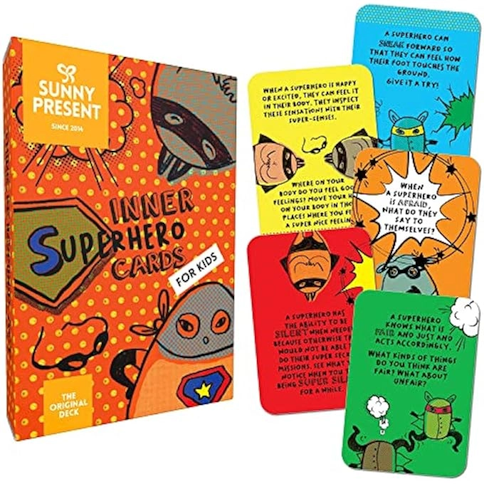 rayihni INNER SUPERHERO CARDS - 42 pieces