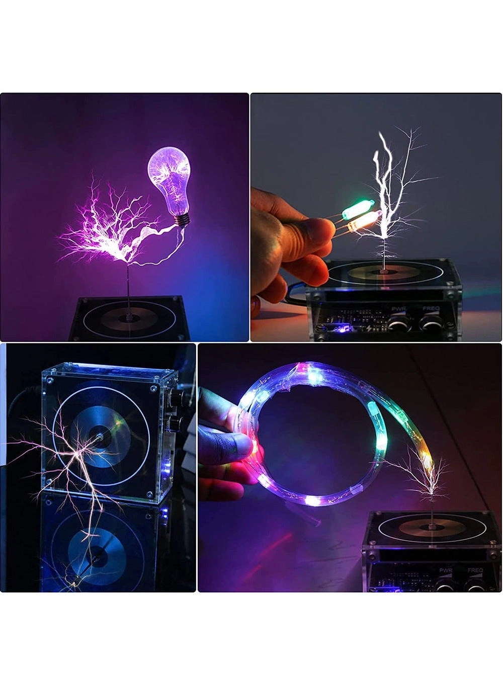 Palm Lightning Tesla Coil