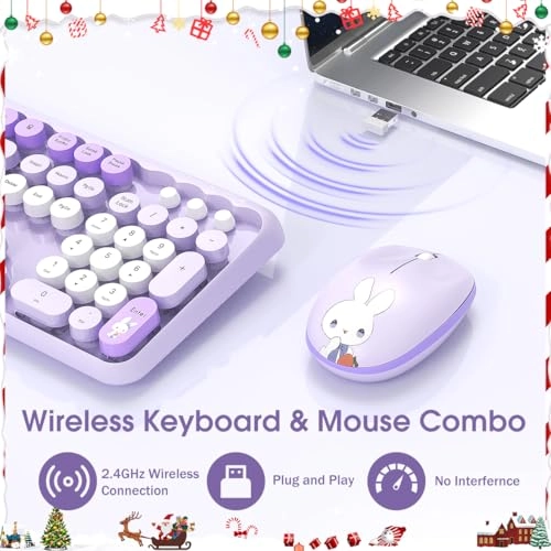 Ergonomic Wireless Rechargeable Bluetooth Keyboard - Wired/Wireless