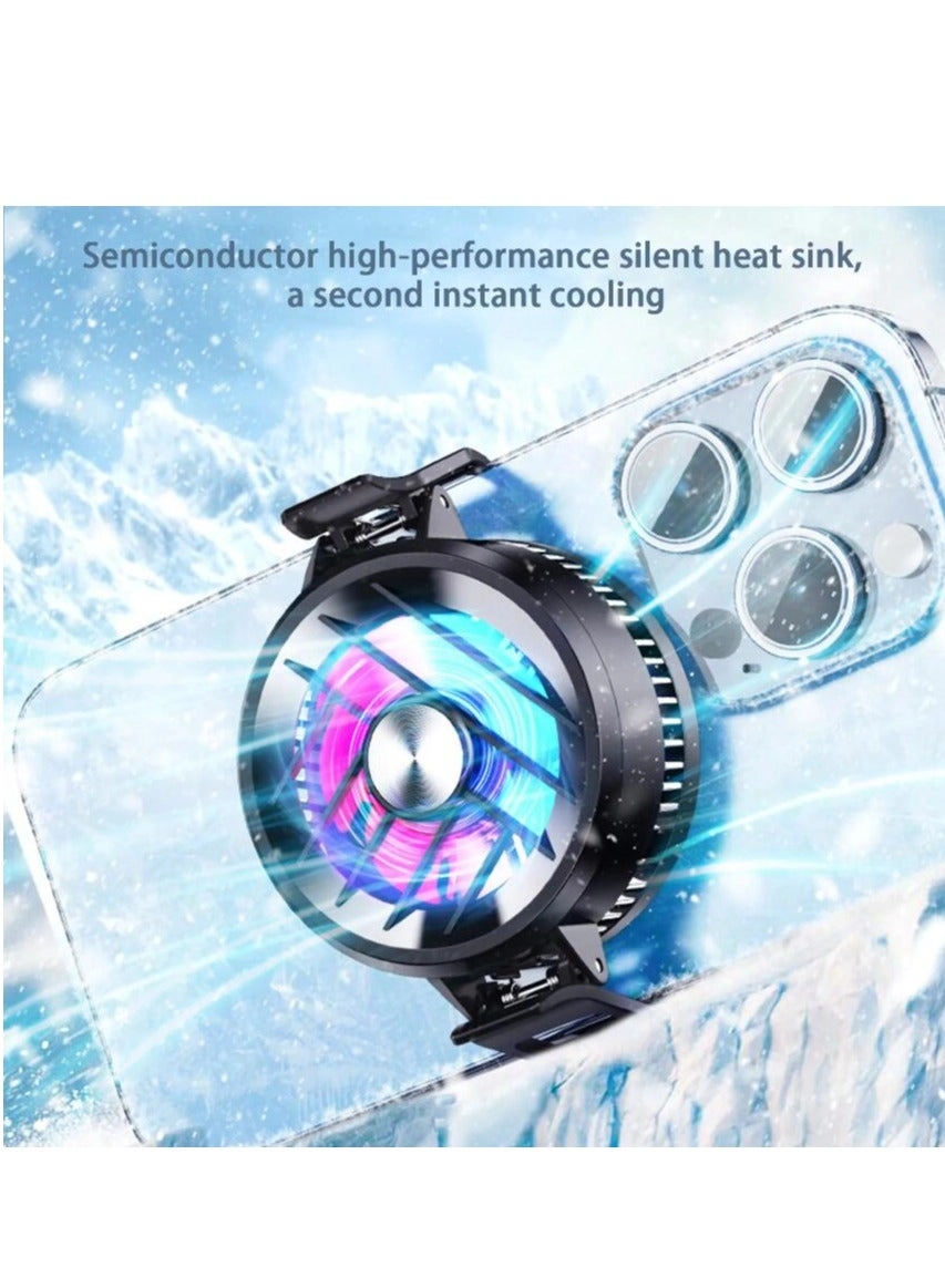 Phone Cooler - Gaming Fan with RGB
