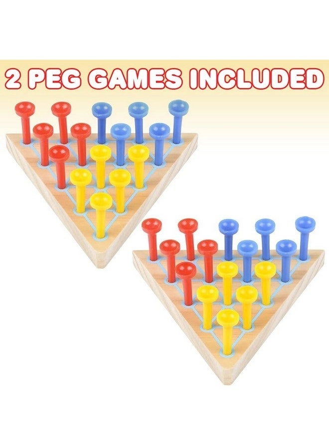 Peg Game Triangle - 2 pieces