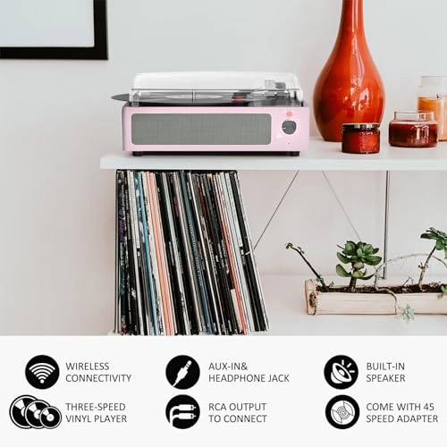 Vinyl Record Player - Belt-Driven