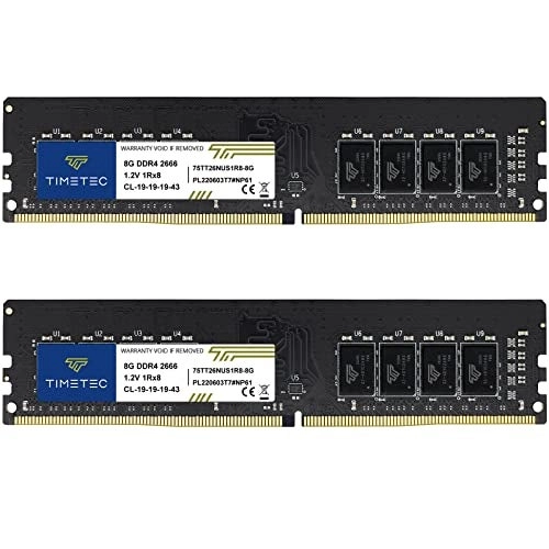 Timetec DDR4 UDIMM - 16GB 2666MHz 288 Pin