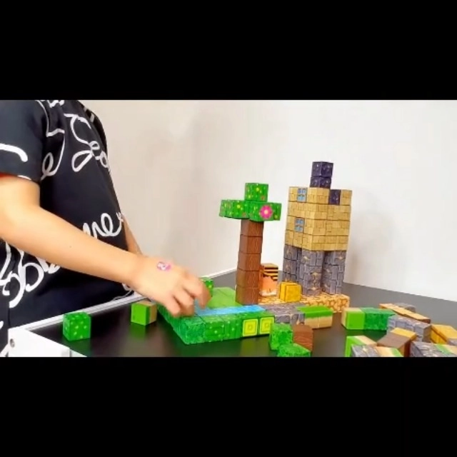 magnetic blocks - 4 years and up 100 pieces