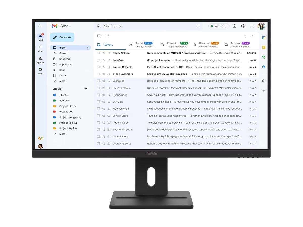 Lenovo ThinkVision E27-40 - 64BCMAT4EU 27 Inches