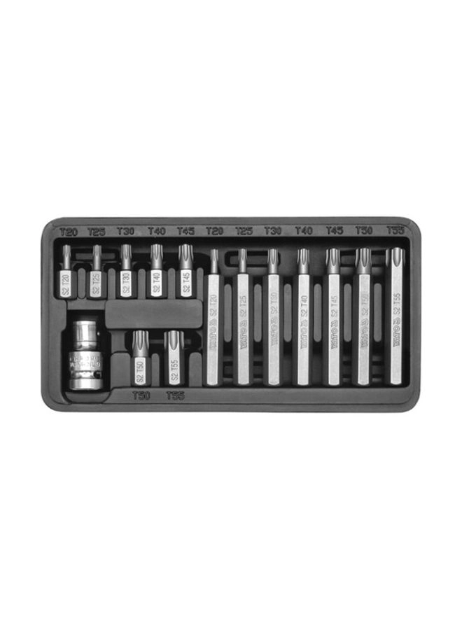 Screwdriver Bit Set - 15 piece(s) 25 millimeter
