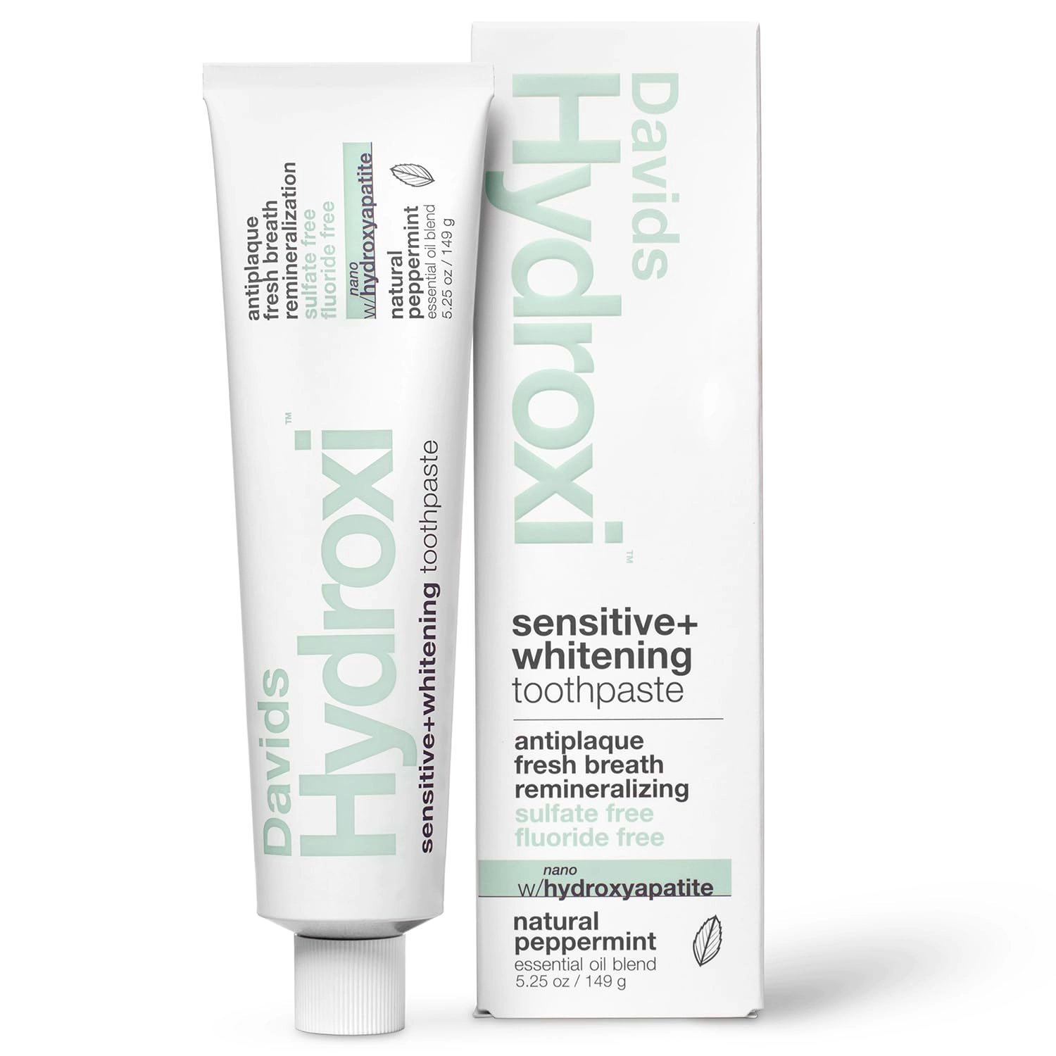 Davids Natural Toothpaste, Inc. Hydroxi Natural Peppermint Toothpaste Adult 154.56 ml
