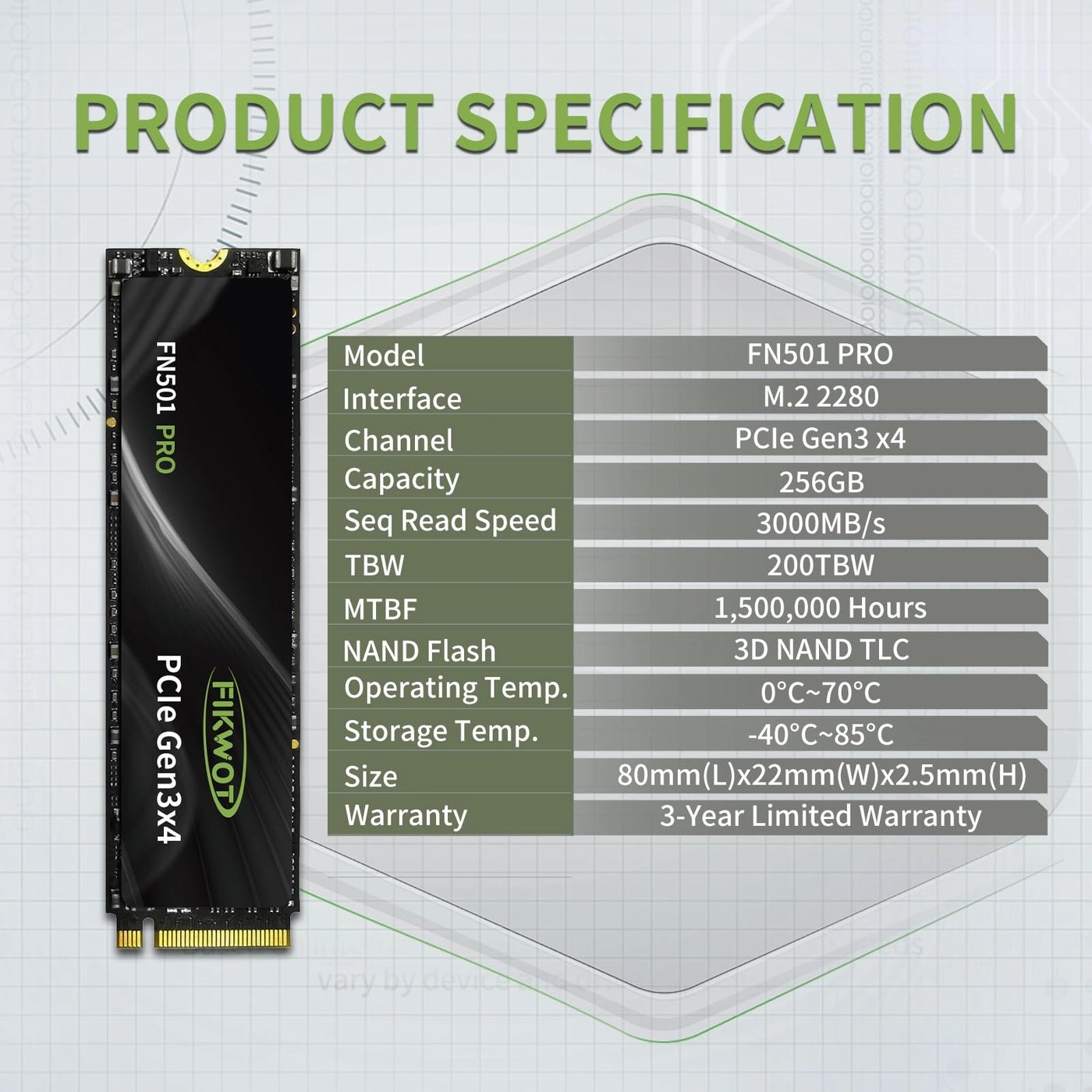 FN501 Pro - 256GB M.2 2280