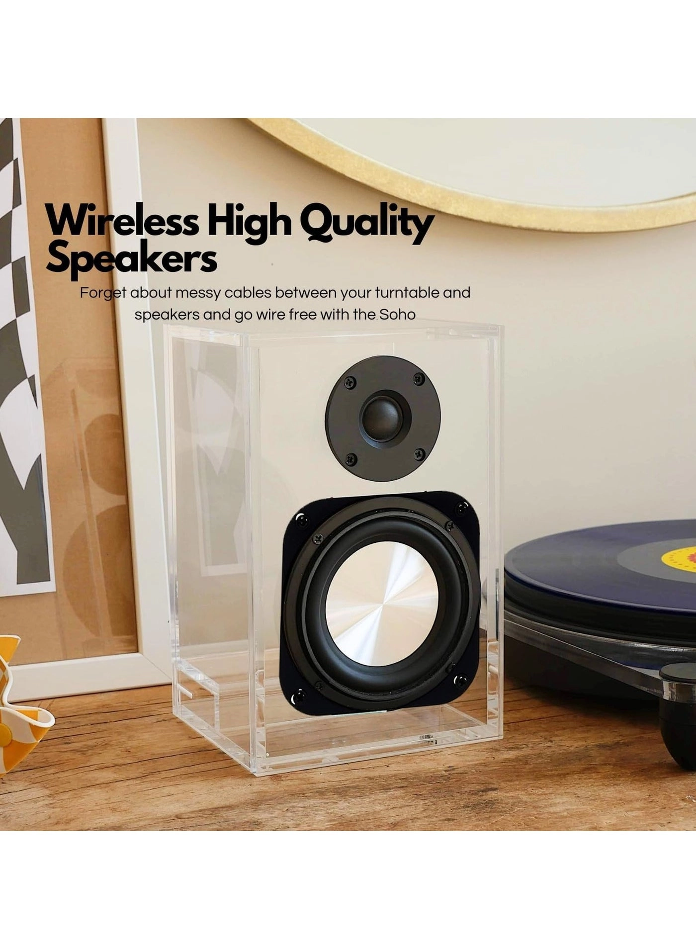 SOHO - Bluetooth Wireless Clear Acrylic