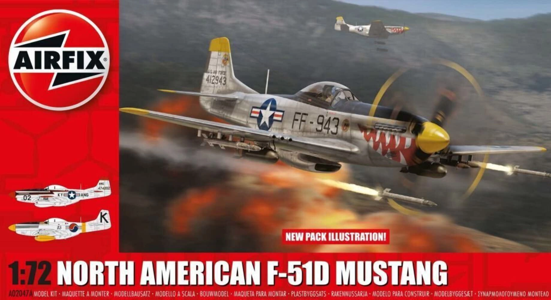 P-51D Mustang Model Kit (J6046) - Quickbuild