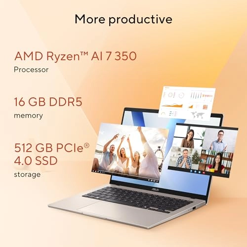 Vivobook 14 M1407KA-PS74 - 14'' Ryzen AI 7 350 16GB DDR5 512GB SSD