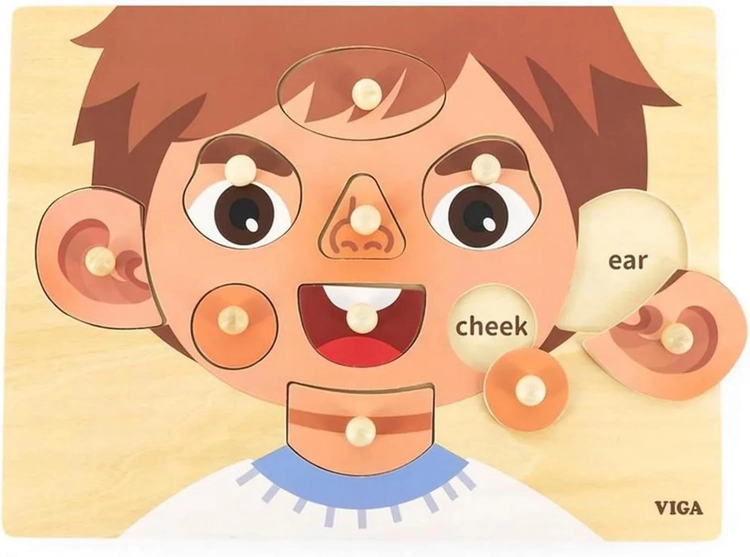Body Parts Puzzle-Boy - 3 + 7 pcs