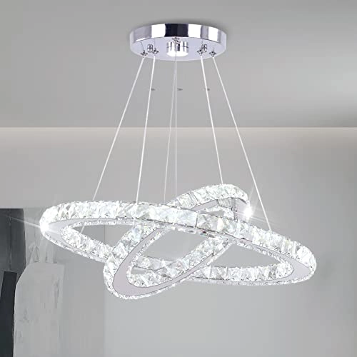 Modern Ring Chandelier - Cool White 6000K NON-DIMMABLE