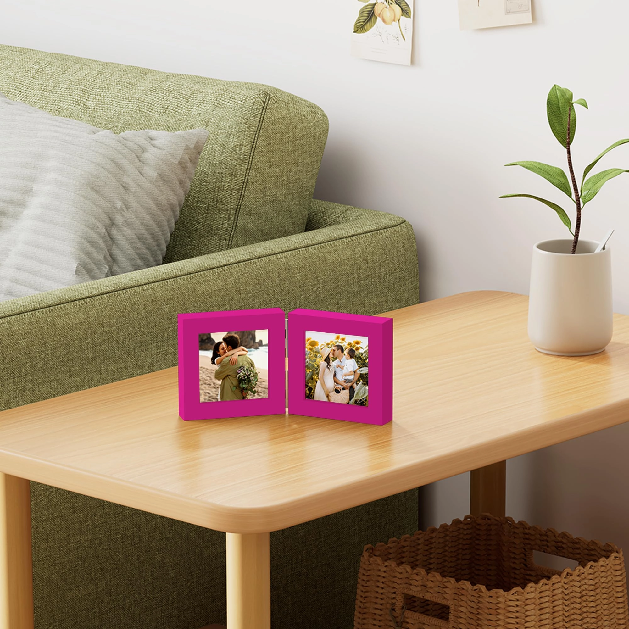 Double Picture Frame - 4x4 2.0 Count