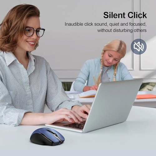 Multi-Device Slim Optical Mouse - Bluetooth, USB