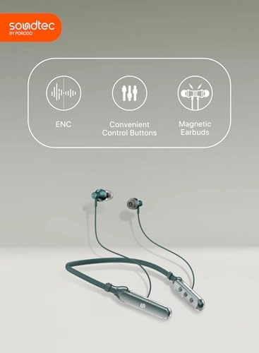 Soundtec Wireless Earbud neck band