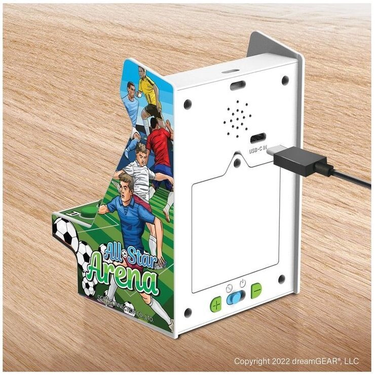 All-Star Arena Nano Player - 200 Games 2.4" screen Green/White 4.5-inch