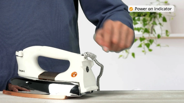 IB 201 - 1200W Heavy Duty Golden Ceramic Coated Sole Plate