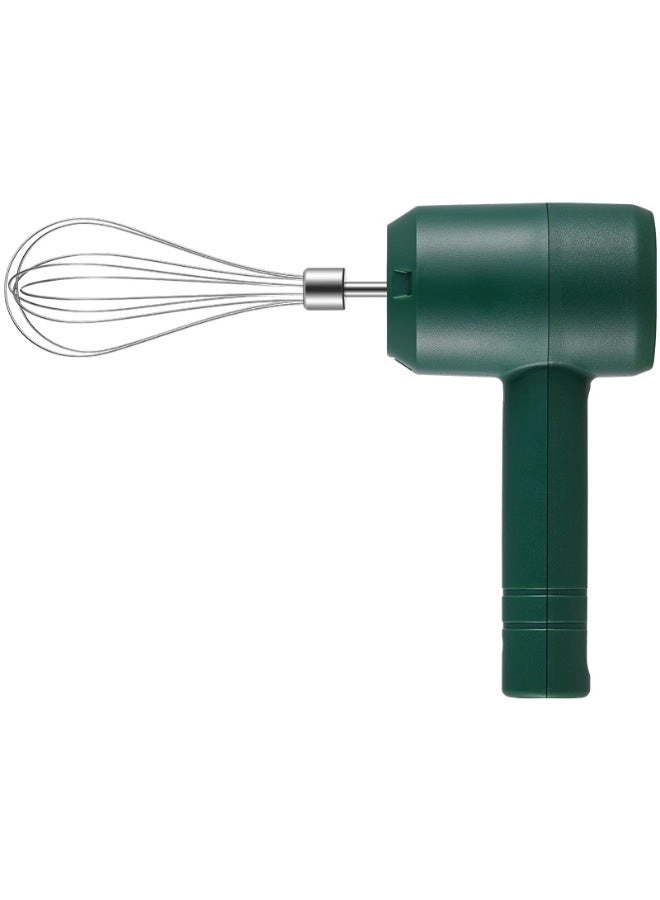 HOMESTAR Cordless Handheld Electric Mixer - Rechargeable Green