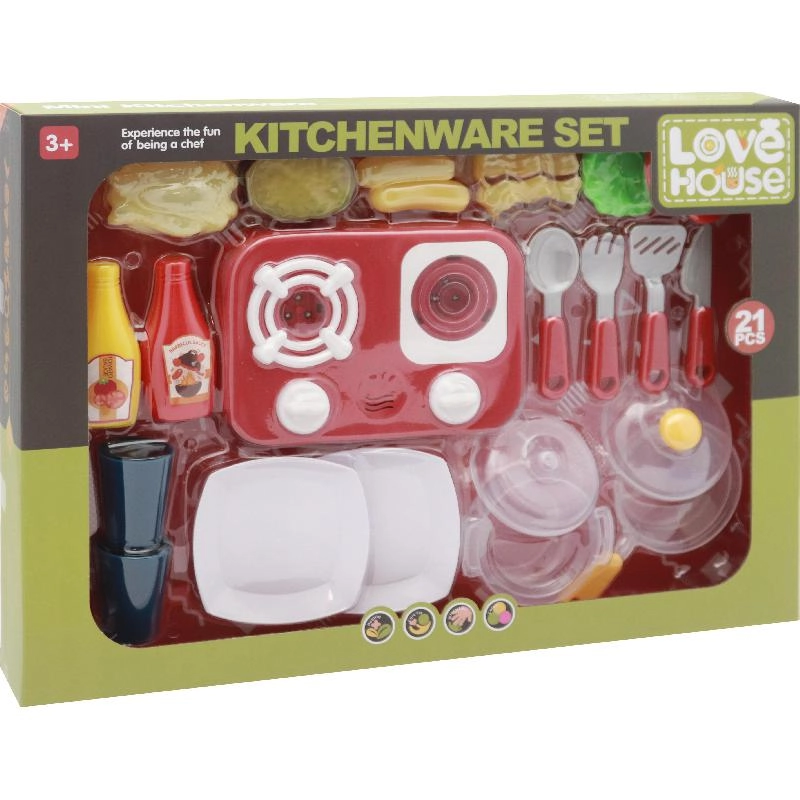 Masen Toys Kitchenware Set:Experience The Fun of Being a Chef (XG213)