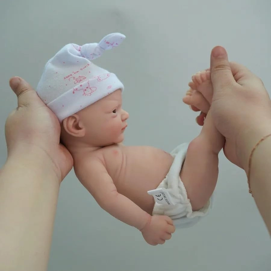 Alisa Reborn Baby Doll - 12" Micro Preemie Silicone Girl