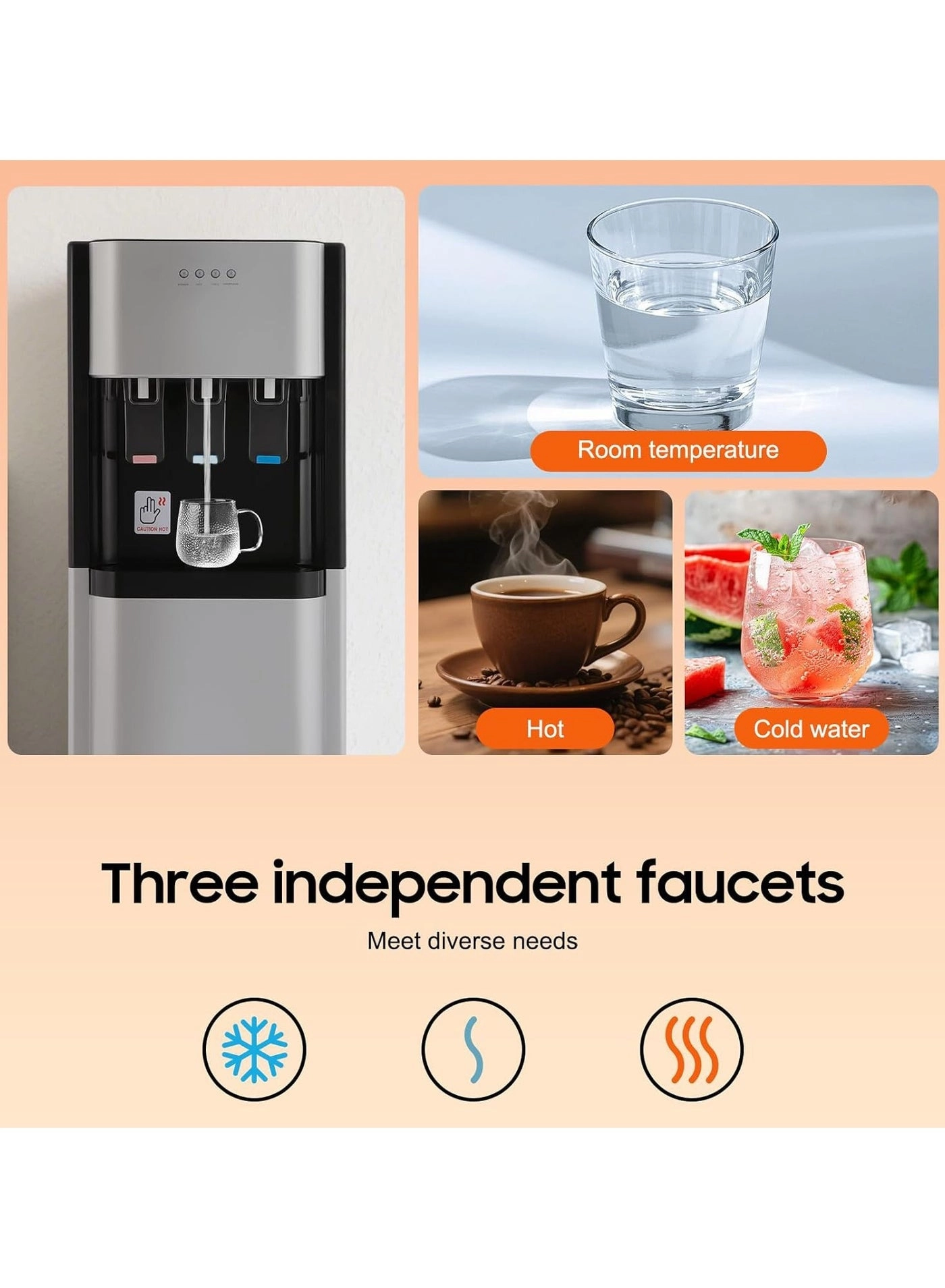 Vertical Water Dispenser - 18.9L