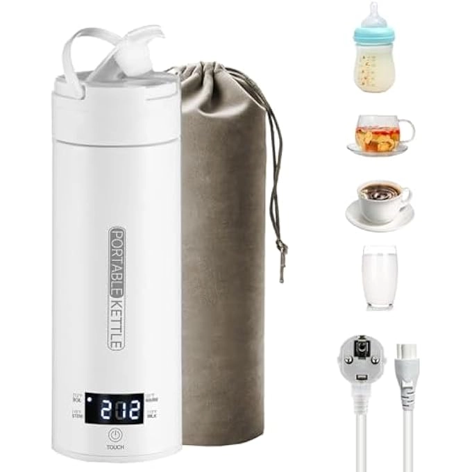 ViBon Portable Travel Electric Kettle