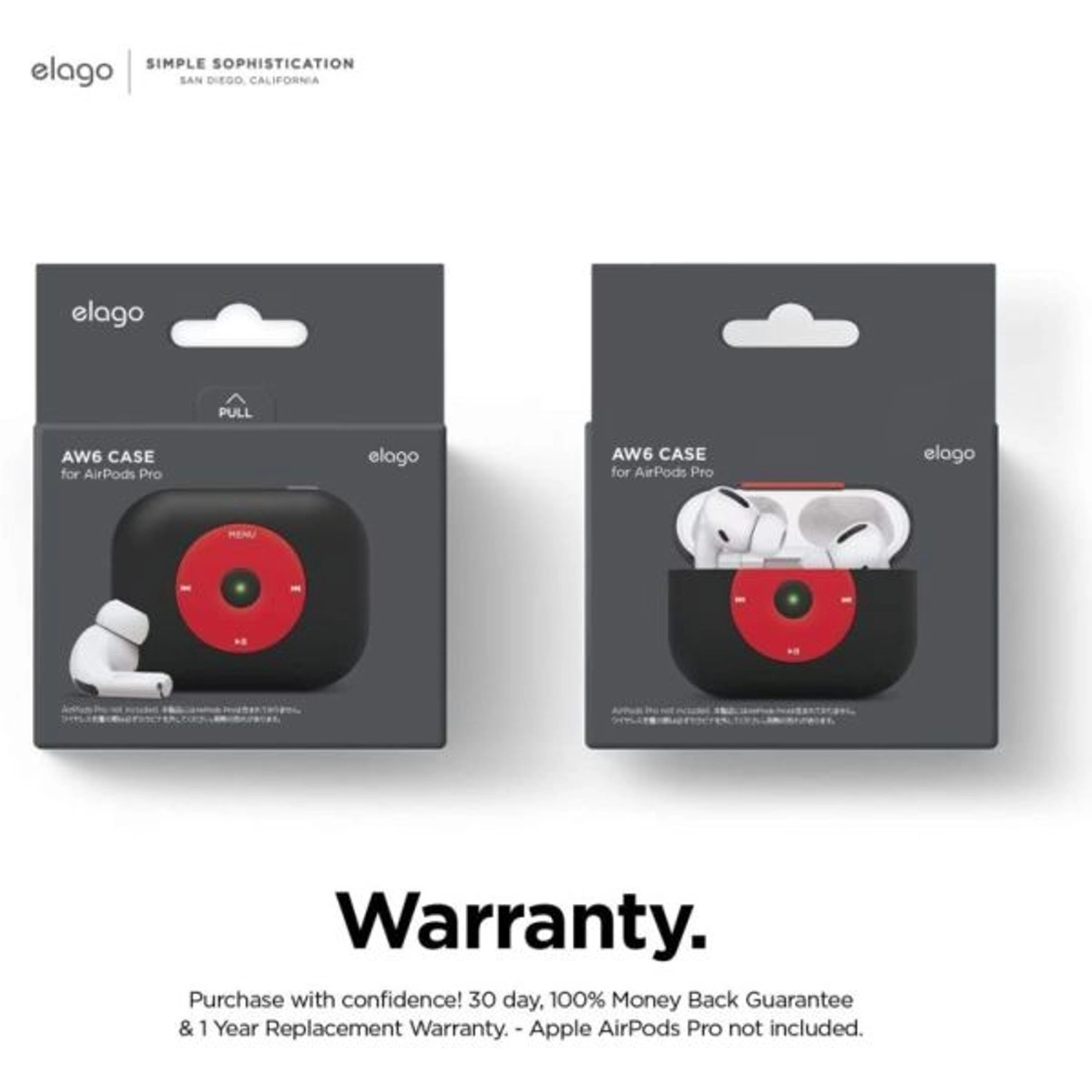 AW6 Case - premium silicone for Apple AirPods Pro