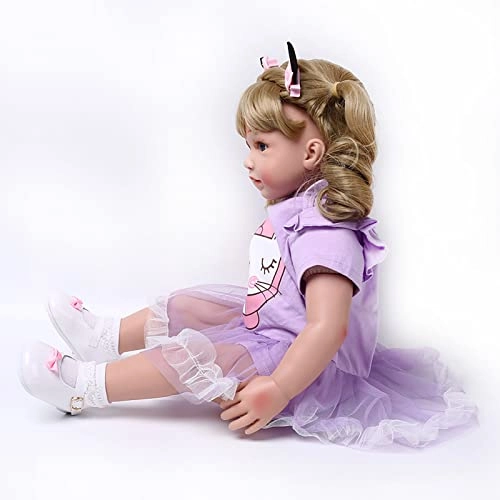 Rebirth Baby Doll - 48cm/58cm Silicone Limbs Cloth Body Panda Clothes Gift Set