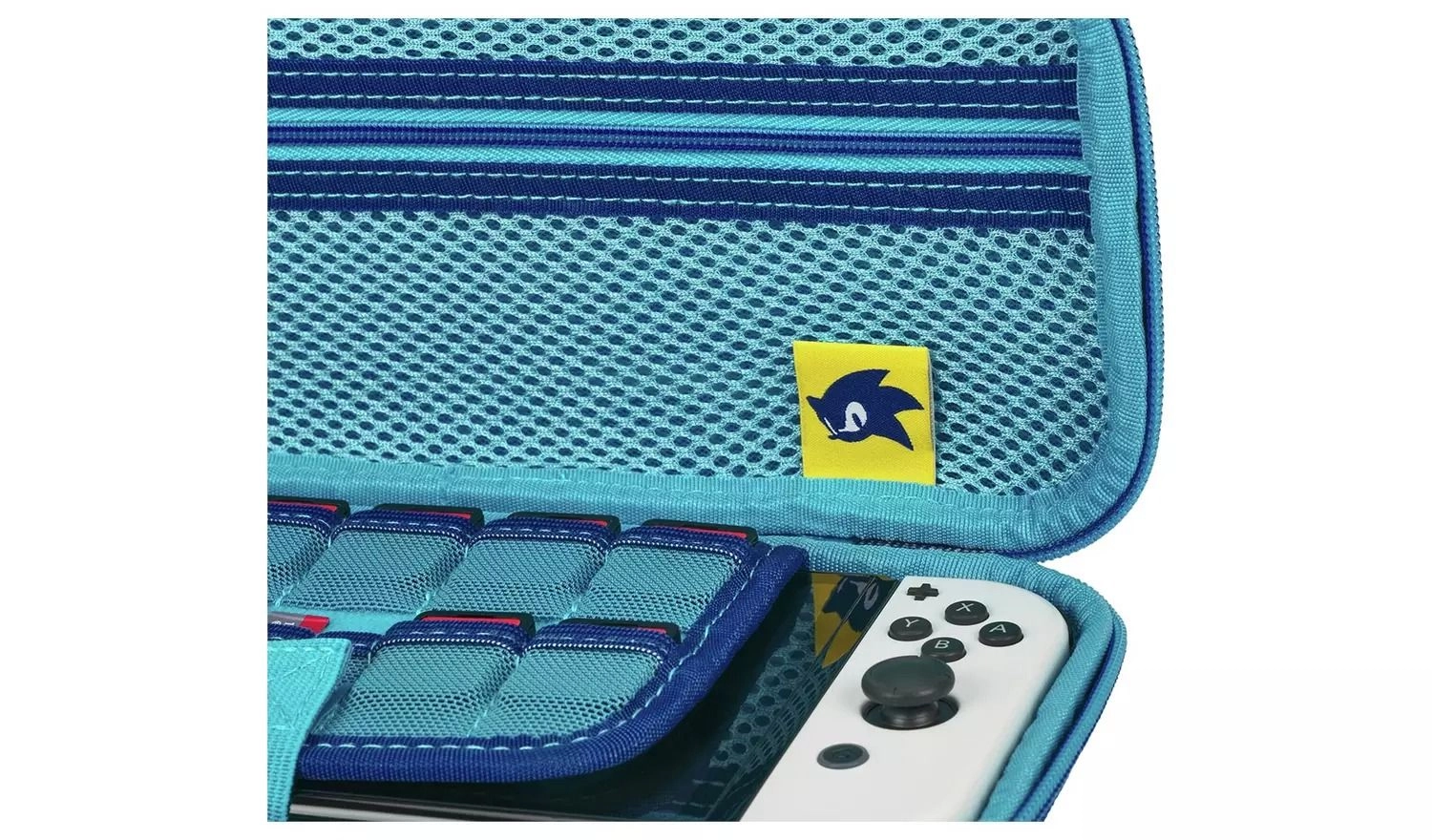Sonic Carrying Case - Nintendo switch OLED compatible Size H16.3, W26, D4.8cm