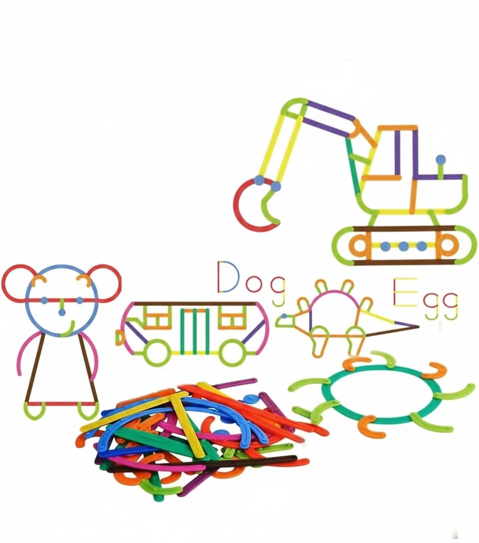 KASTWAVE STEM Building Toy - 81 pcs Ages 3-8